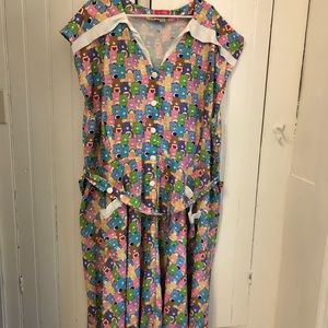 Unique Vintage Retro Care Bears Plus Dress